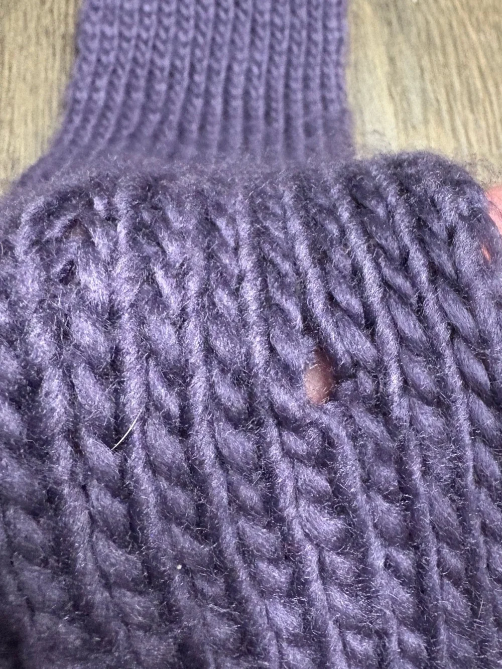 Bling Hat and Scarf set Purple.